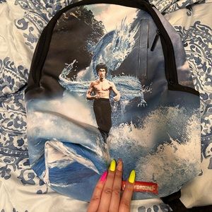 AUTHENTIC LEATHER SPRAYGROUND BACKPACK